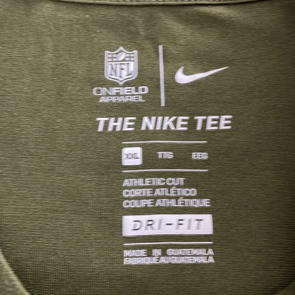 NIKE On-Field NFL Washington SALUTE TO SERVICE Men’s long sleeve shirt Sz XXL - Picture 5 of 6